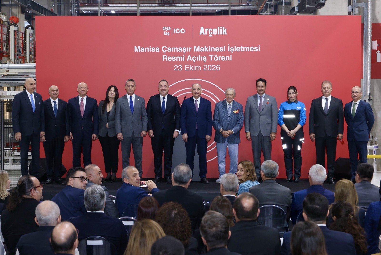 Arçelik, 200 milyon euroluk yatırımla Manisa'da ileri teknoloji fabrikasını açtı