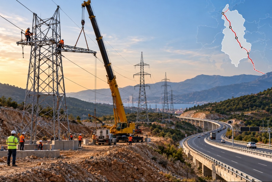 Arnavutluk'ta 14 Milyon Avroluk Yüksek Gerilim Hatlarının Yer Değiştirilmesi İhalesi