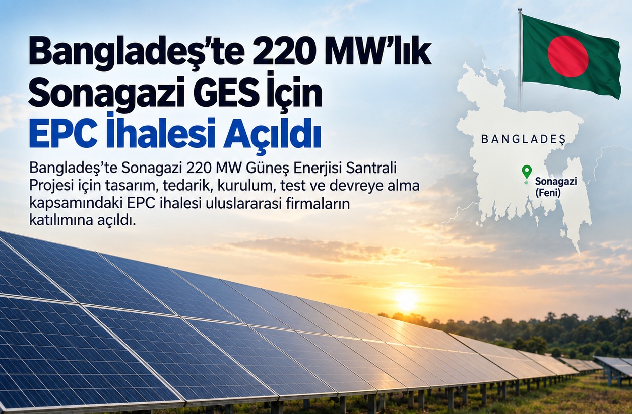 Bangladeş'te 220 MW'lık Sonagazi GES İçin EPC İhalesi Açıldı