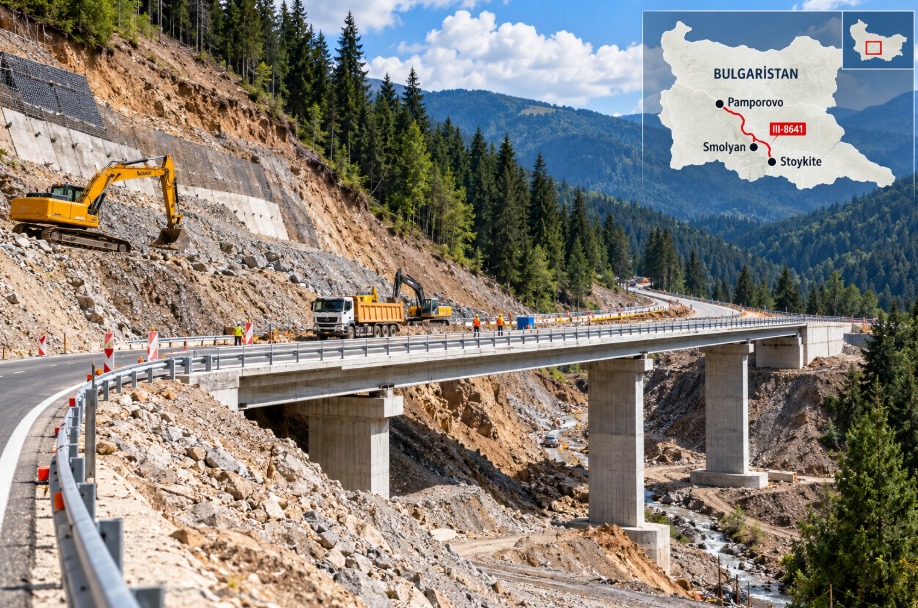 Bulgaristan'da 9,06 Milyon Euro'luk Yol Altyapısı ve Heyelan Önleme İhalesi
