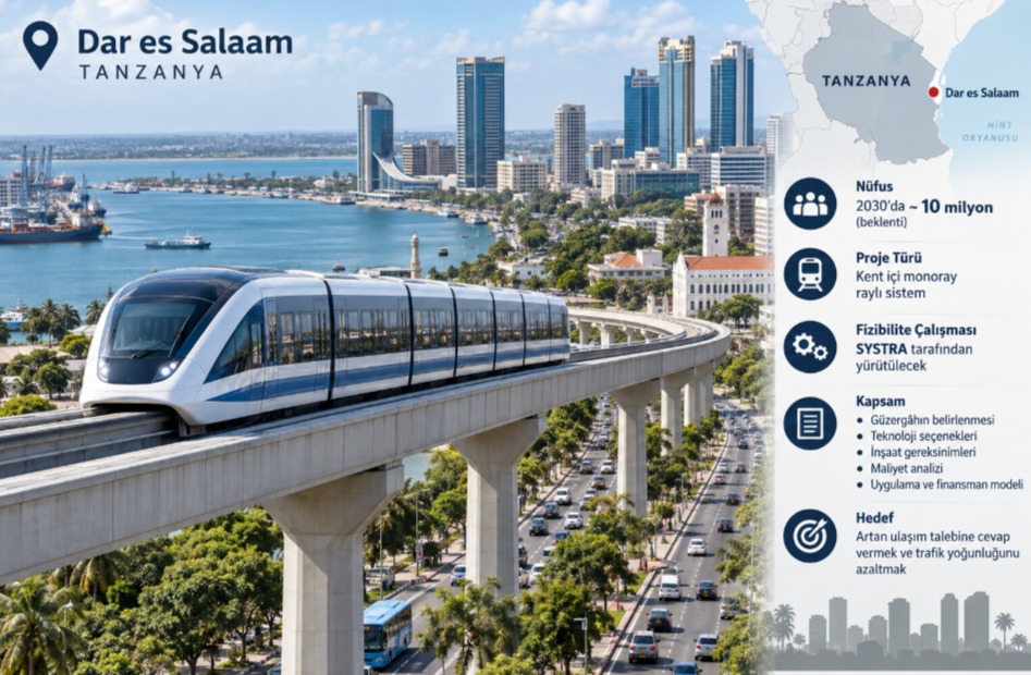 Dar Es Salaam'da Monoray Projesi İçin Fizibilite Süreci Başladı