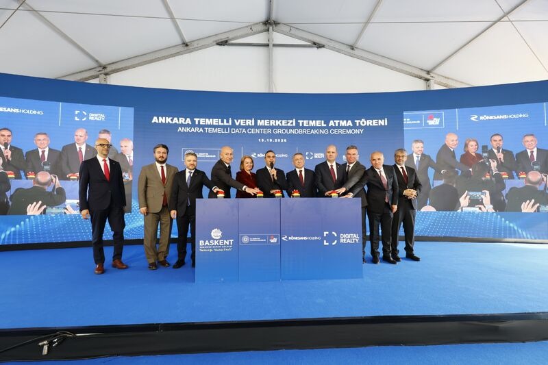 DİGİTAL REALTY VE RÖNESANS HOLDİNG'DEN ANKARA'DA VERİ MERKEZİ YATIRIMI: İLK ETAP 22 MW'IN ÜZERİNDE OLACAK