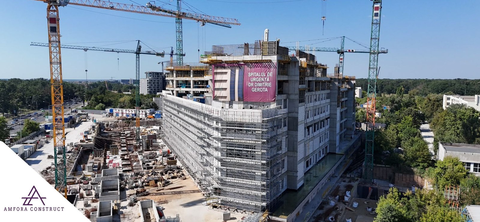 Yeni Spital Dimitrie Gerota Projesinde Yapı Hızla Yükseliyor