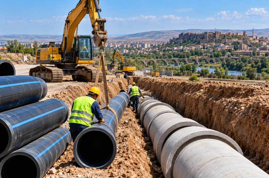 Diyarbakır Ergani’de 268 Km’lik İçme Suyu ve Kanalizasyon Altyapısı İçin İhale: Teklif Tarihi 4 Kasım’a Uzatıldı