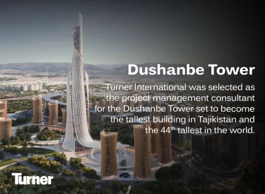 Dushanbe Tower’da Proje Yönetimi Turner International’a Emanet