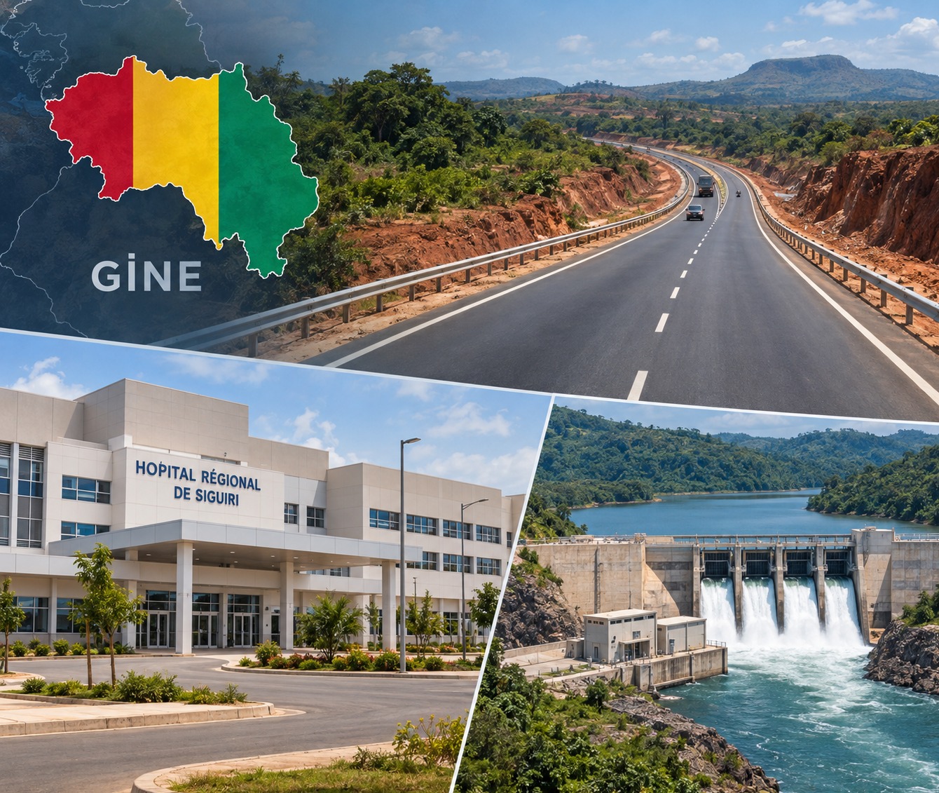 Gine'ye 269,5 Milyon Euro'luk Altyapı Finansmanı: Yol, Hastane ve HES