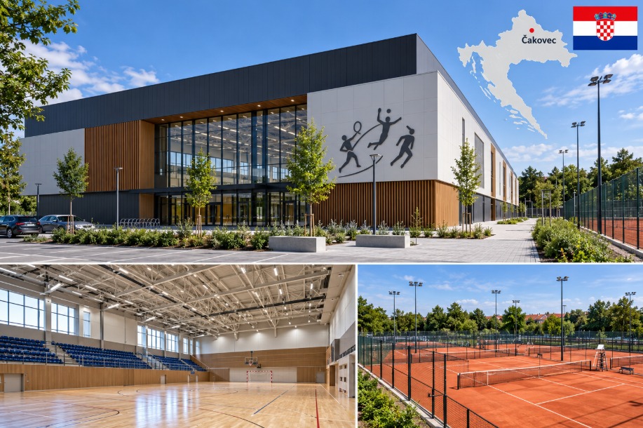 Hırvatistan'da 6,8 Milyon Avroluk Spor Salonu Yapım İhalesi