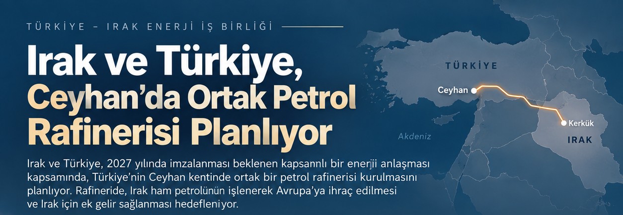 Irak ve Türkiye, Ceyhan'da Ortak Petrol Rafinerisi Planlıyor