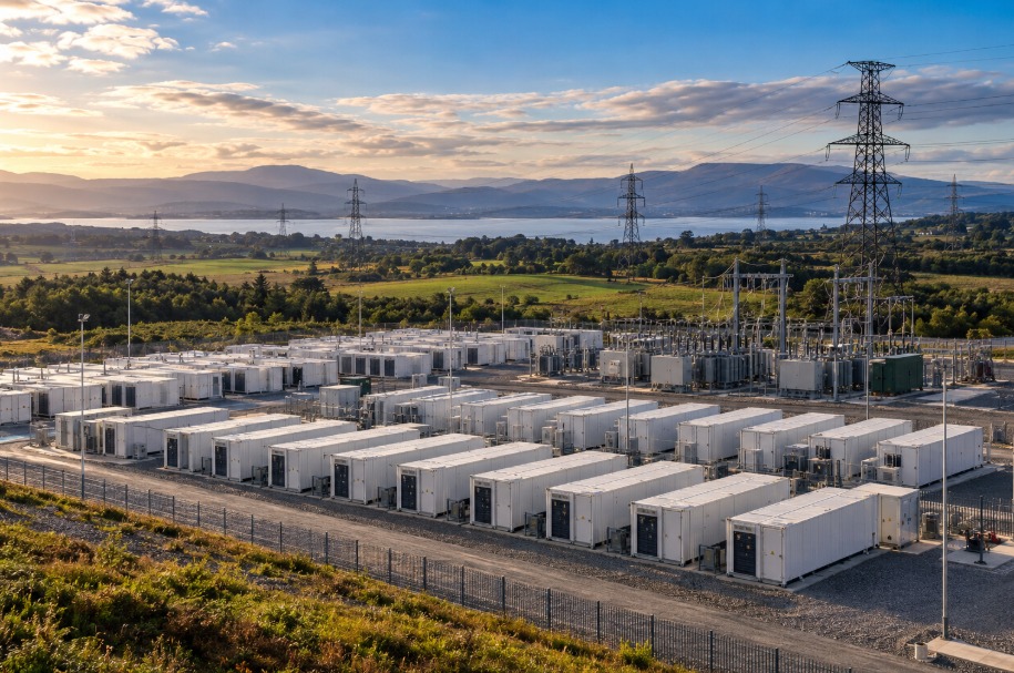 İskoçya'da 350 MW / 1.400 MWh BESS İçin 270 Milyon € Üzeri FID