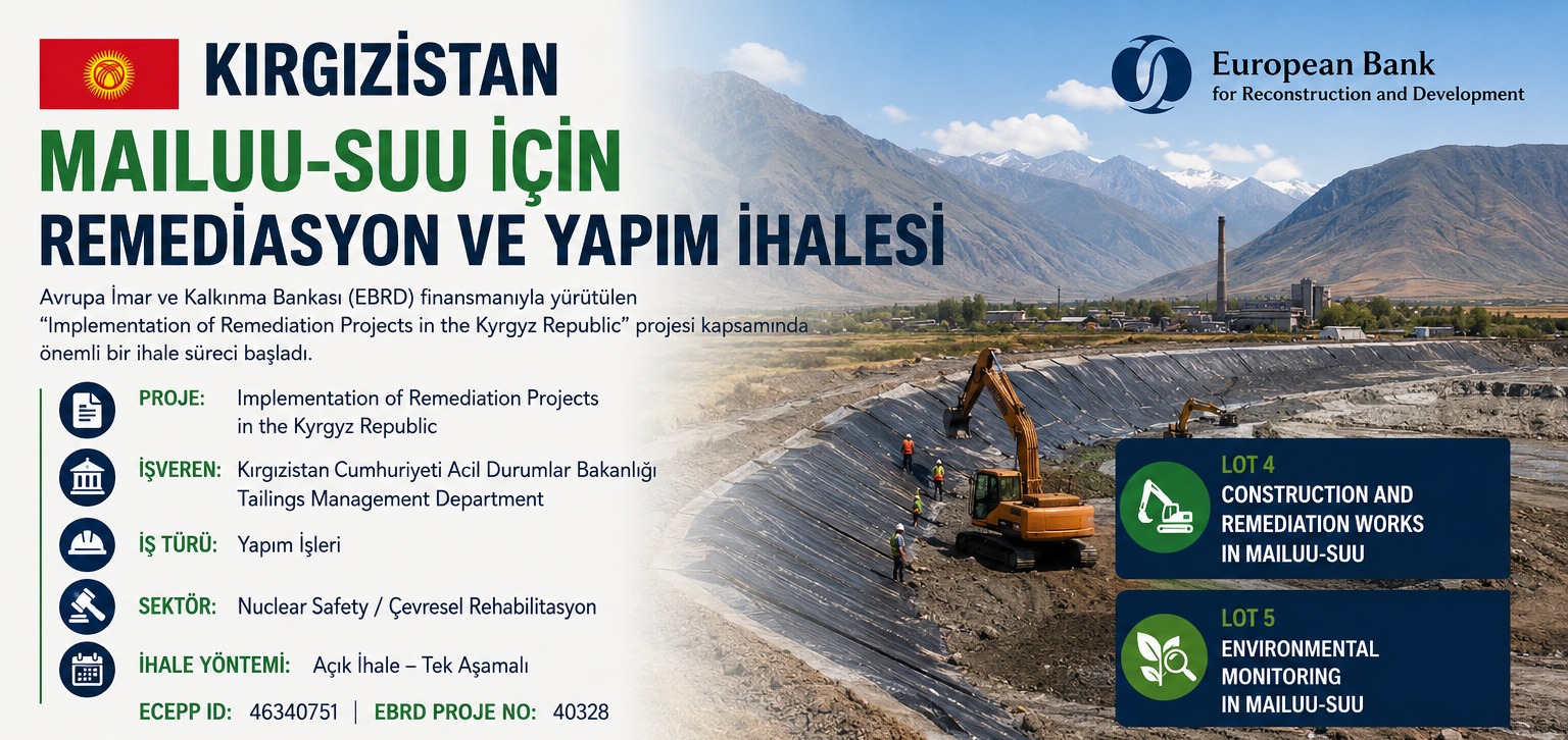 Kırgızistan'da Mailuu-Suu İçin Çevresel Rehabilitasyon ve Yapım İhalesi Açıldı