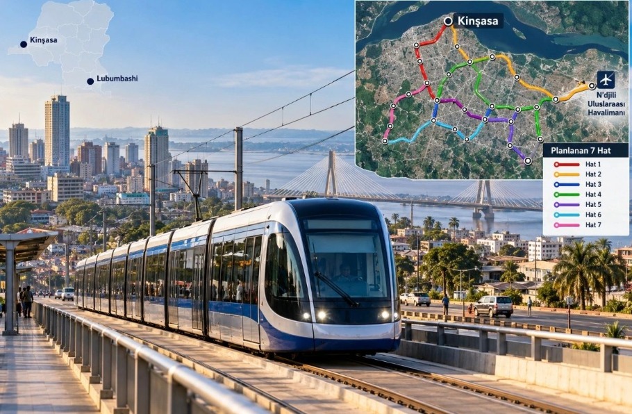 Kongo Demokratik Cumhuriyeti’nde 9 Milyar Dolarlık Tramvay Ağı Planı