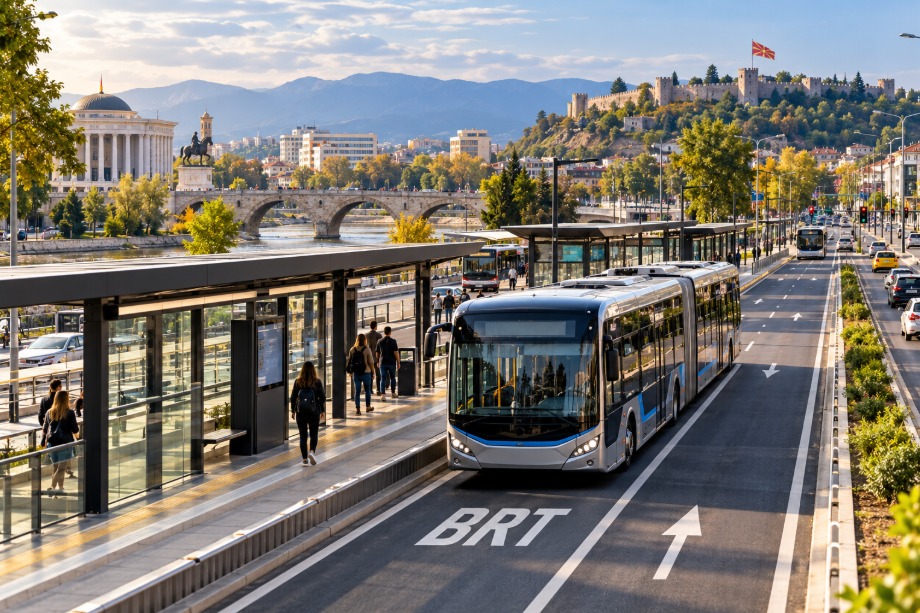 Kuzey Makedonya'da Üsküp BRT Hattı 1 İçin Uygulama Desteği İhalesi Açıldı