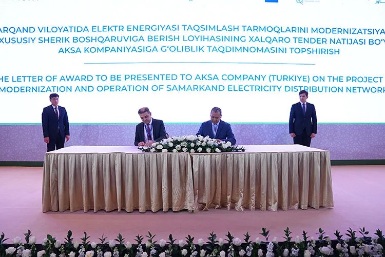 Özbekistan'da Elektrik Dağıtım İhalesini Kazancı Holding Kazandı