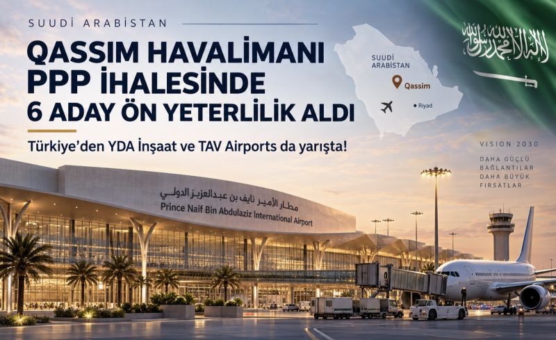 Suudi Arabistan'da 30 Yıllık Havalimanı PPP'sinde 6 Aday Ön Yeterlik Aldı