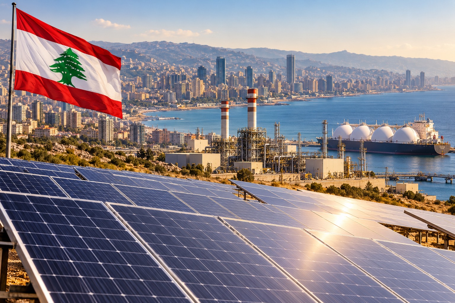 Katar ve TotalEnergies'ten Lübnan'ın Elektrik Krizine Yönelik Güneş Enerjisi Yatırımı