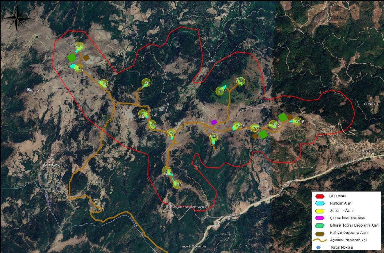 R25-Balıkesir-3 RES İçin ÇED Raporu Hazırlandı: 110 MWe Kurulu Güç Planlanıyor