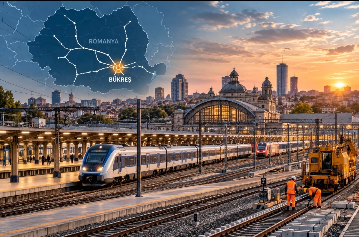 Romanya'da 3,52 Milyar Avroluk Demiryolu Modernizasyonu: Bükreş Demiryolu Kompleksi Yenileniyor