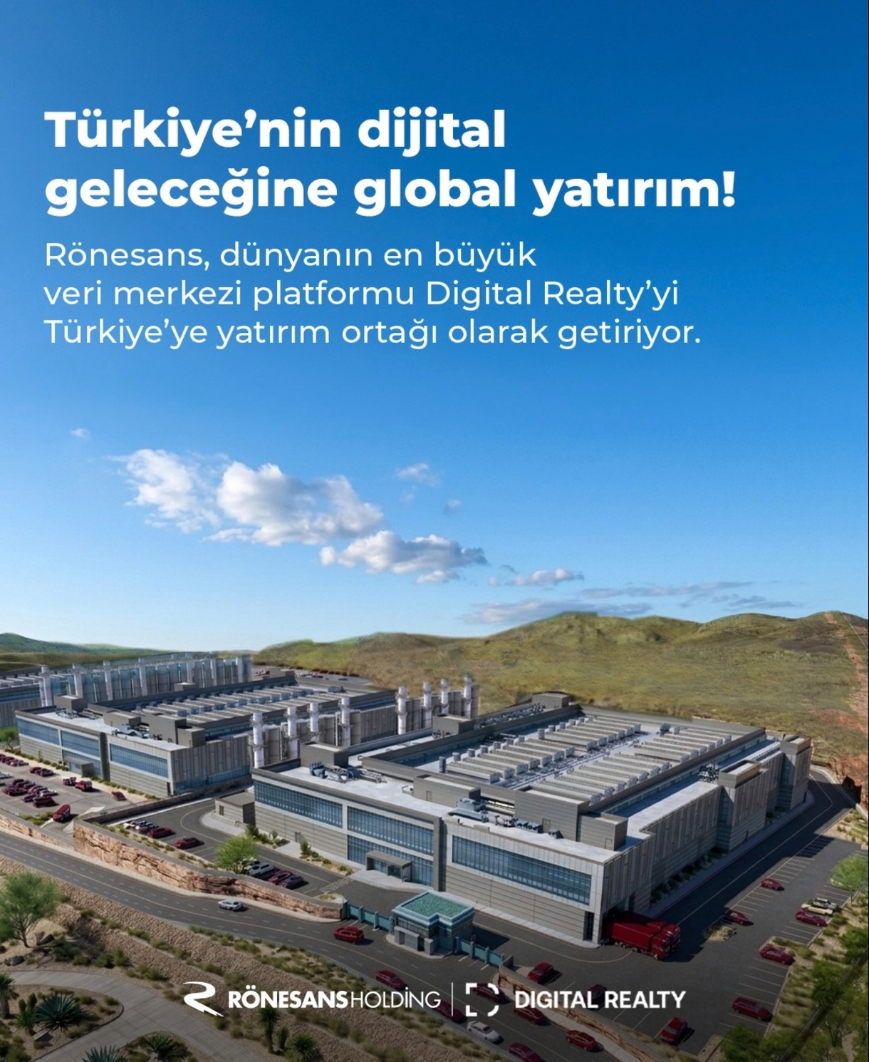 Rönesans, Dünyanın En Büyük Veri Merkezi Platformu Digital Realty'yi Türkiye'ye Yatırım Ortağı Olarak Getiriyor