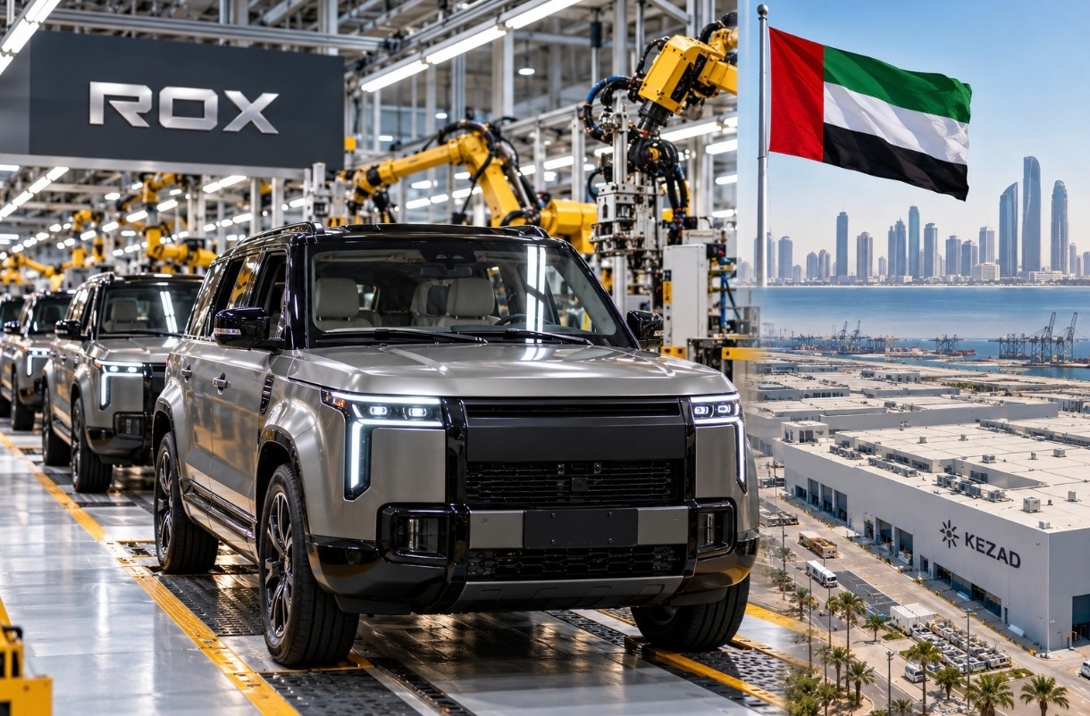 Çinli ROX, Abu Dabi'de Otomobil Üretimine Başladı: 2030 Hedefi Yılda 300 Bin Araç