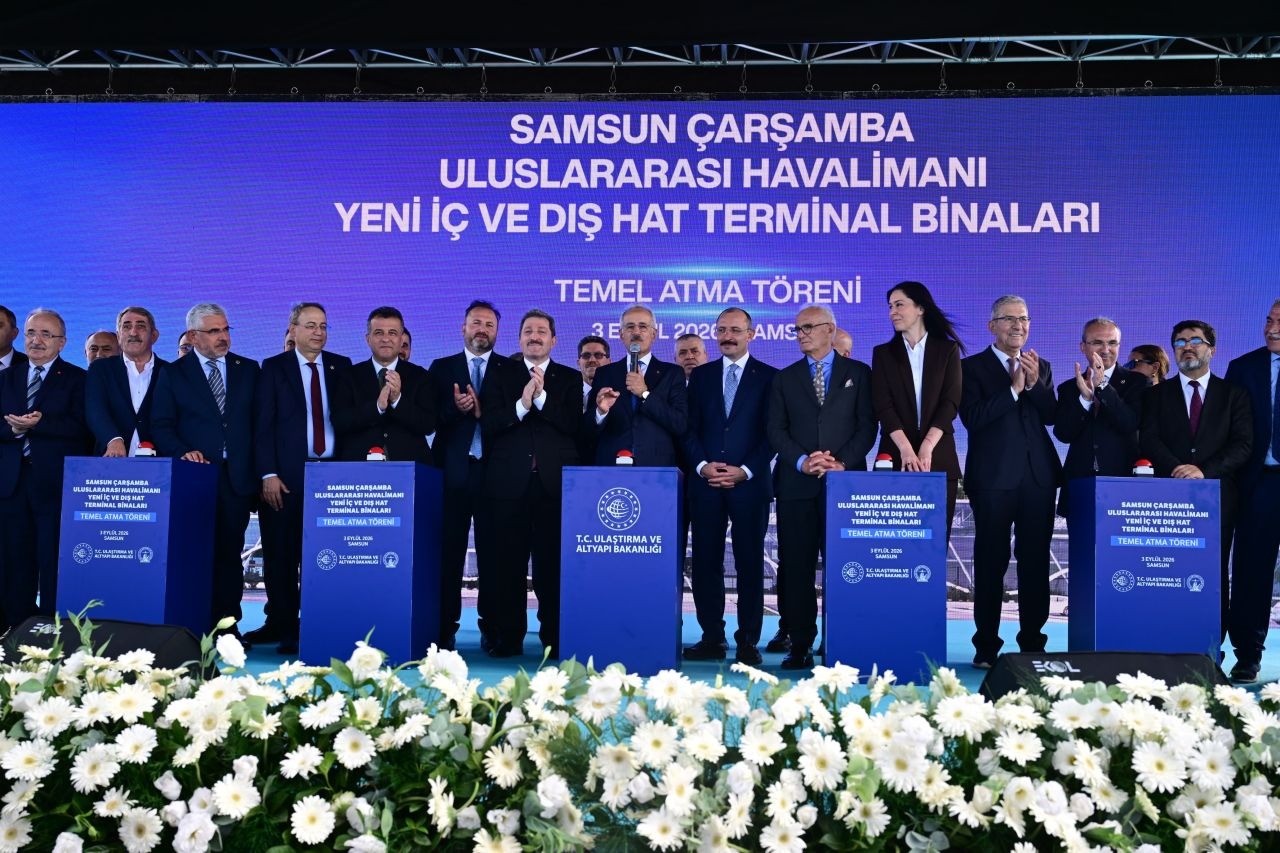 Samsun Çarşamba Havalimanı'nda 4,5 Milyar TL'lik Yeni Terminal Yatırımı Başladı
