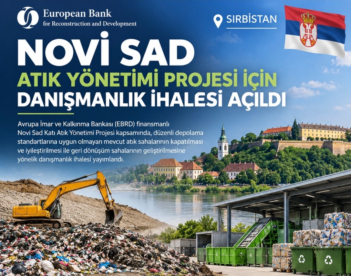 Sırbistan'da Novi Sad Atık Yönetimi Projesi İçin Danışmanlık İhalesi Açıldı