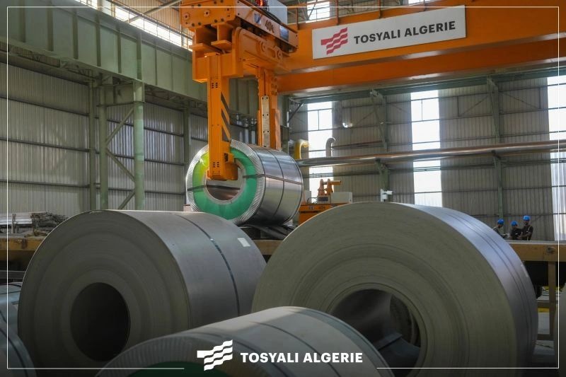 Tosyalı Algérie, Soğuk Haddeleme Kompleksi'nden İlk İhracatını Gerçekleştirdi