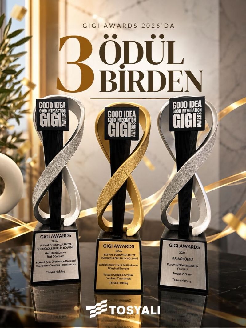 Tosyalı Holding, GIGI Awards'ta Üç Projeyle Ödül Kazandı
