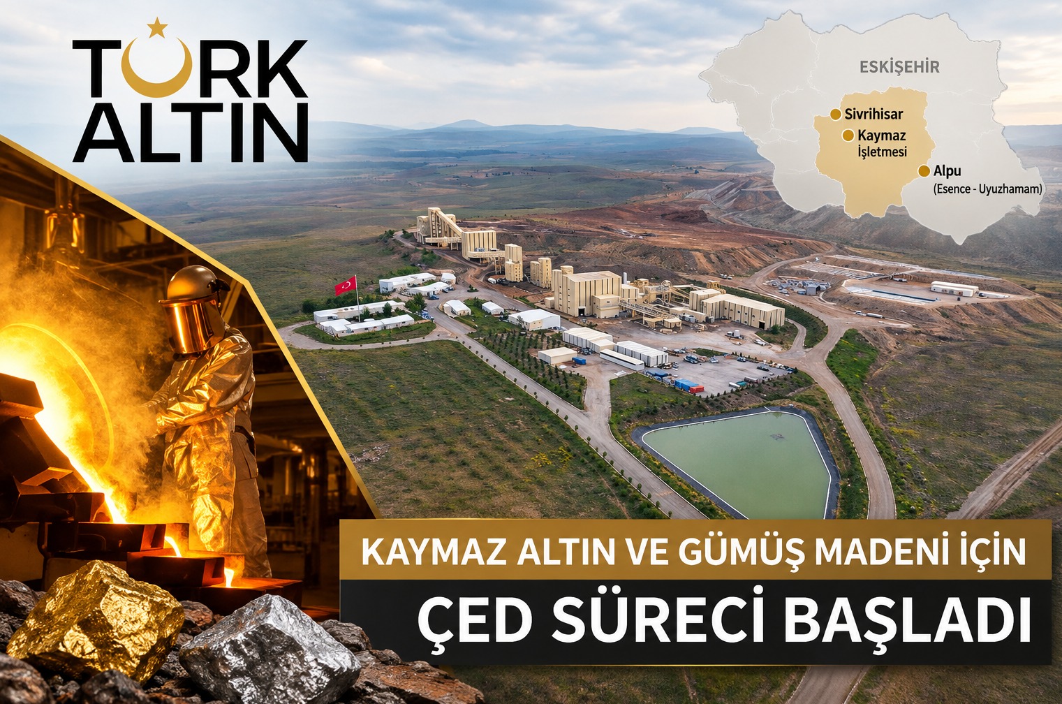 Kaymaz Altın ve Gümüş Madeni İçin ÇED Süreci Başladı