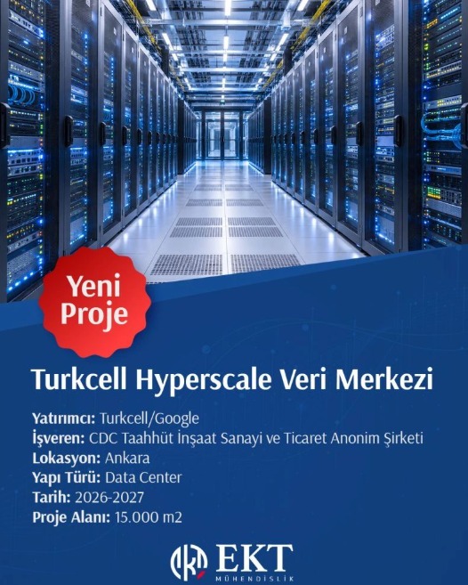 Turkcell'in Ankara'daki Hyperscale Veri Merkezi Projesinde Yeni Gelişme