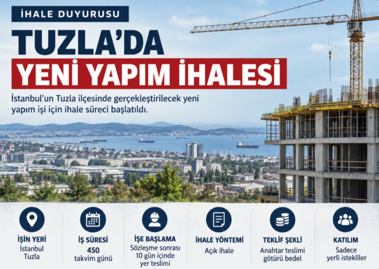 Tuzla'da Yeni Yapım İhalesi