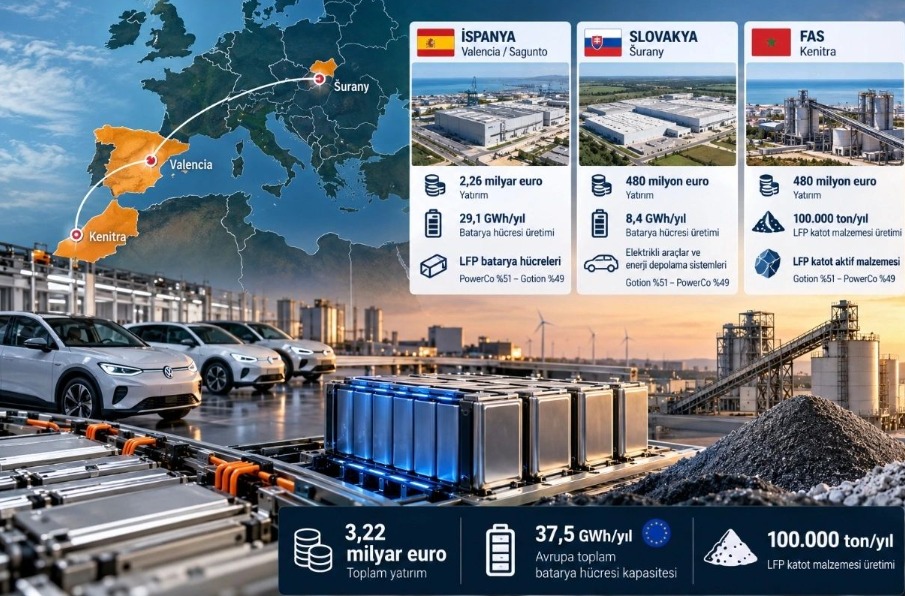 Volkswagen ve Gotion’dan Avrupa-Afrika Batarya Zincirine 3,22 Milyar Euro
